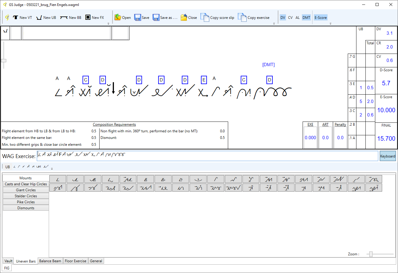 GS Judge application